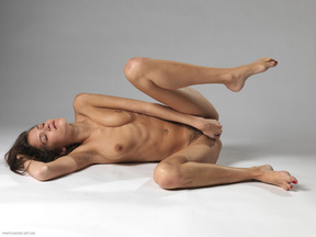 Silvie Delux desnuda y a cuatro patas, foto 14